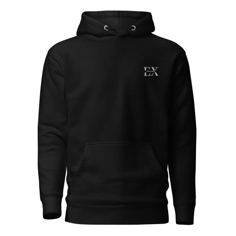 Blanc ‘EX’ Logo Luxury Pullover Hoodie